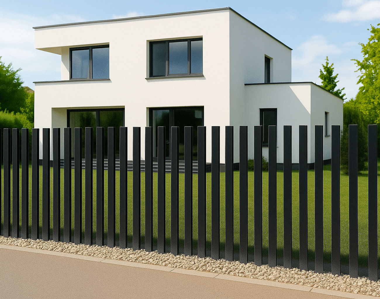 Ogrodzenia aluminiowe ogrodzenie bez przesel